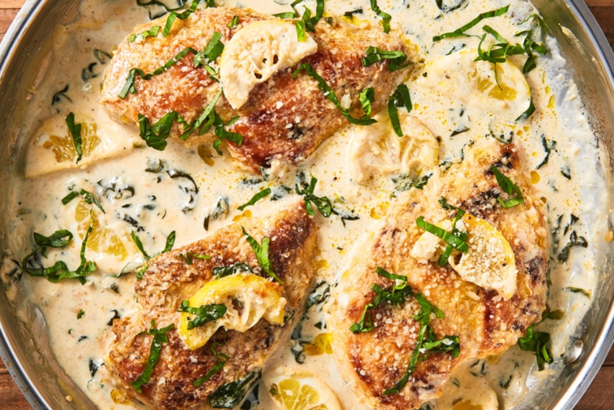 Creamy Lemon Garlic Chicken
