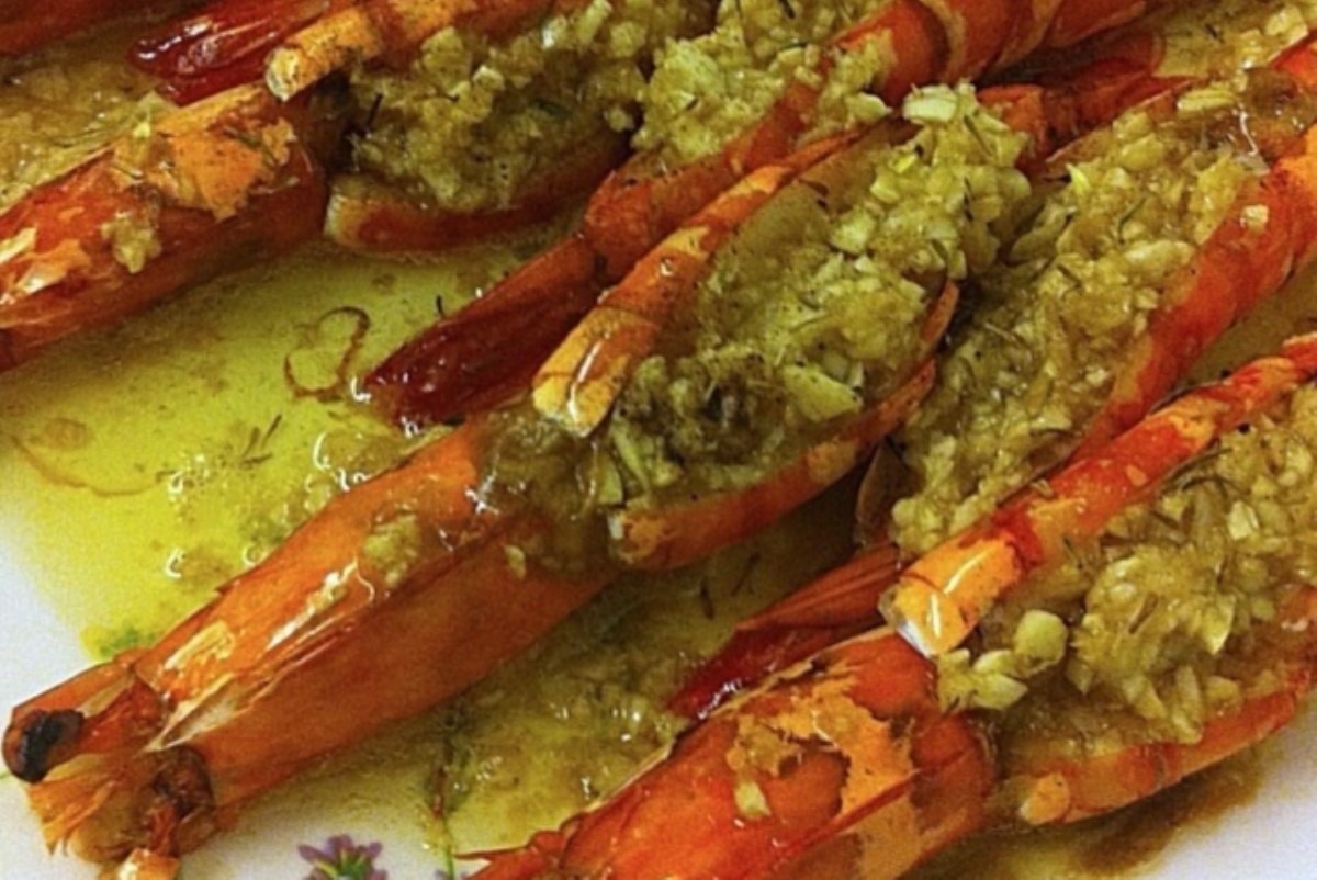 Oven Grill Garlic Chili Prawn